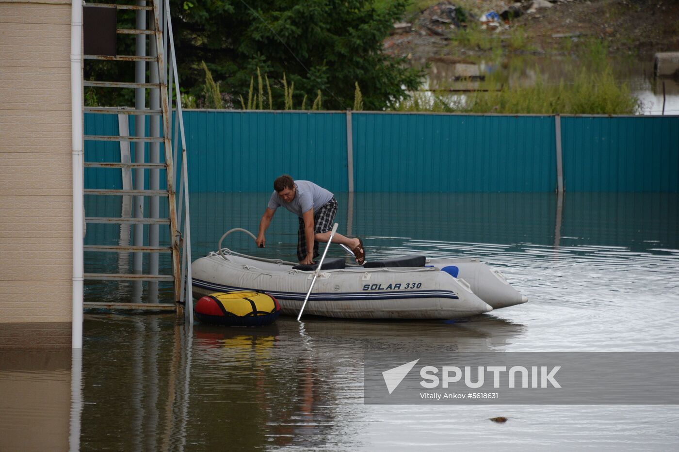 Flood in Ussuriysk