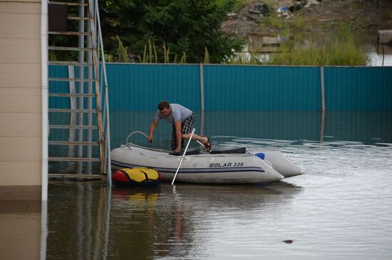 Flood in Ussuriysk