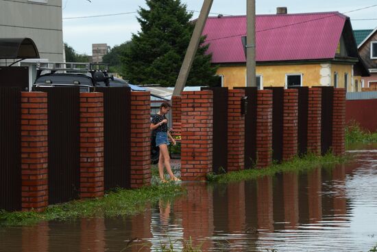 Flood in Ussuriysk