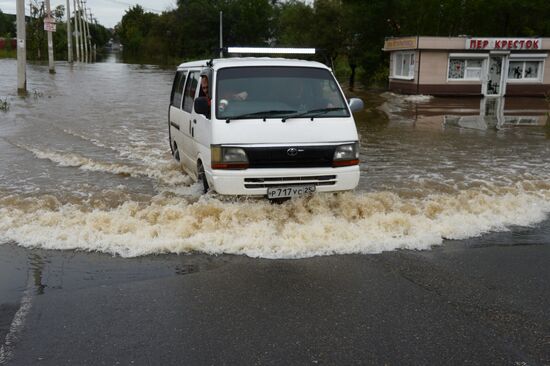 Flood in Ussuriysk