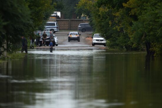 Flood in Ussuriysk