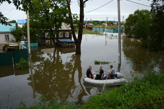 Flood in Ussuriysk