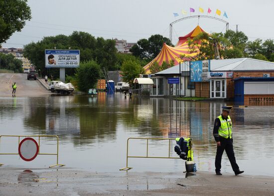 Flood in Ussuriysk