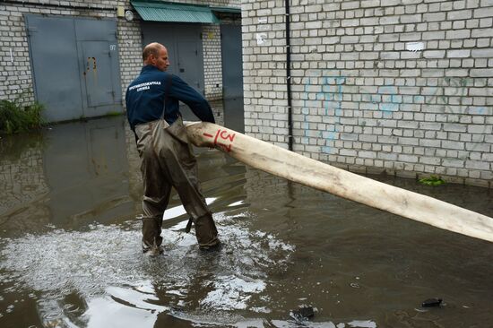 Flood in Ussuriysk