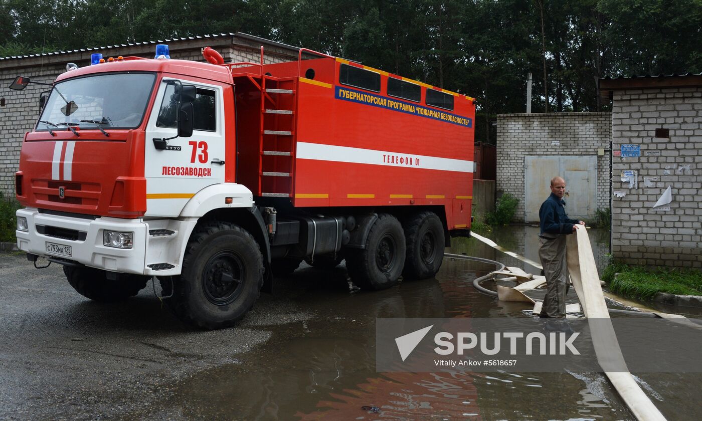 Flood in Ussuriysk