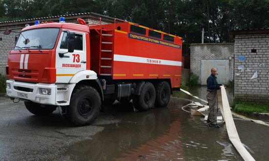 Flood in Ussuriysk