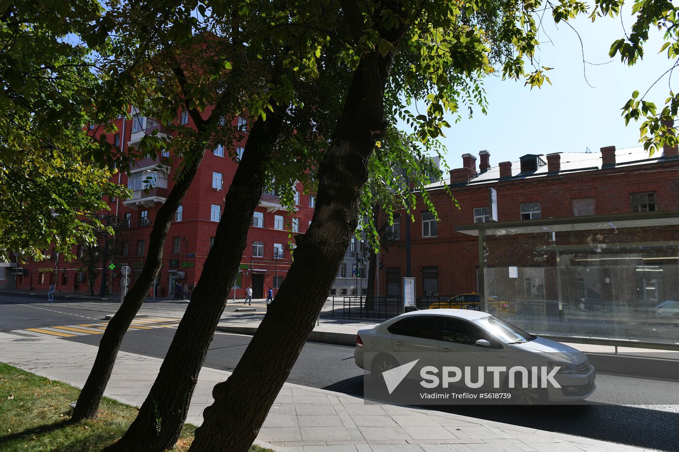 Improvement on Lesnaya Street