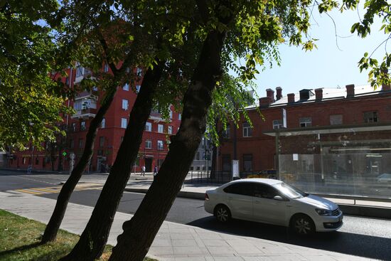 Improvement on Lesnaya Street
