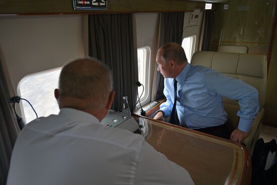 President Putin's working trip to Kemerovo Region