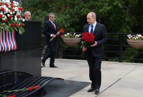 President Putin's working trip to Kemerovo Region