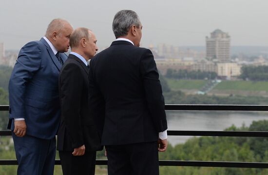 President Putin's working trip to Kemerovo Region