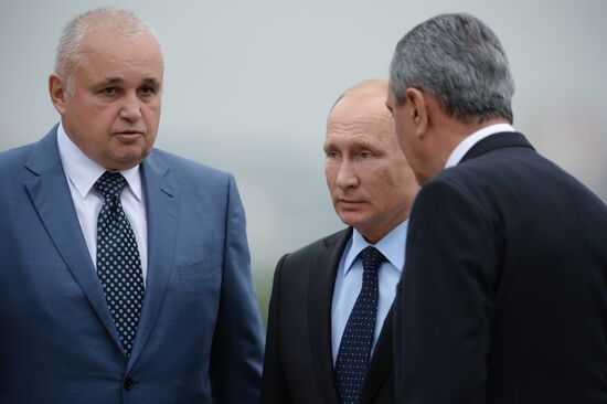 President Putin's working trip to Kemerovo Region