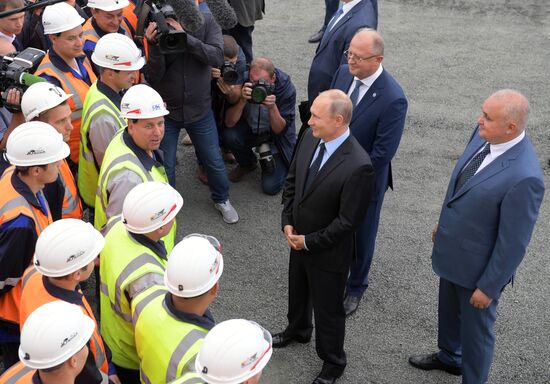 President Putin's working trip to Kemerovo Region