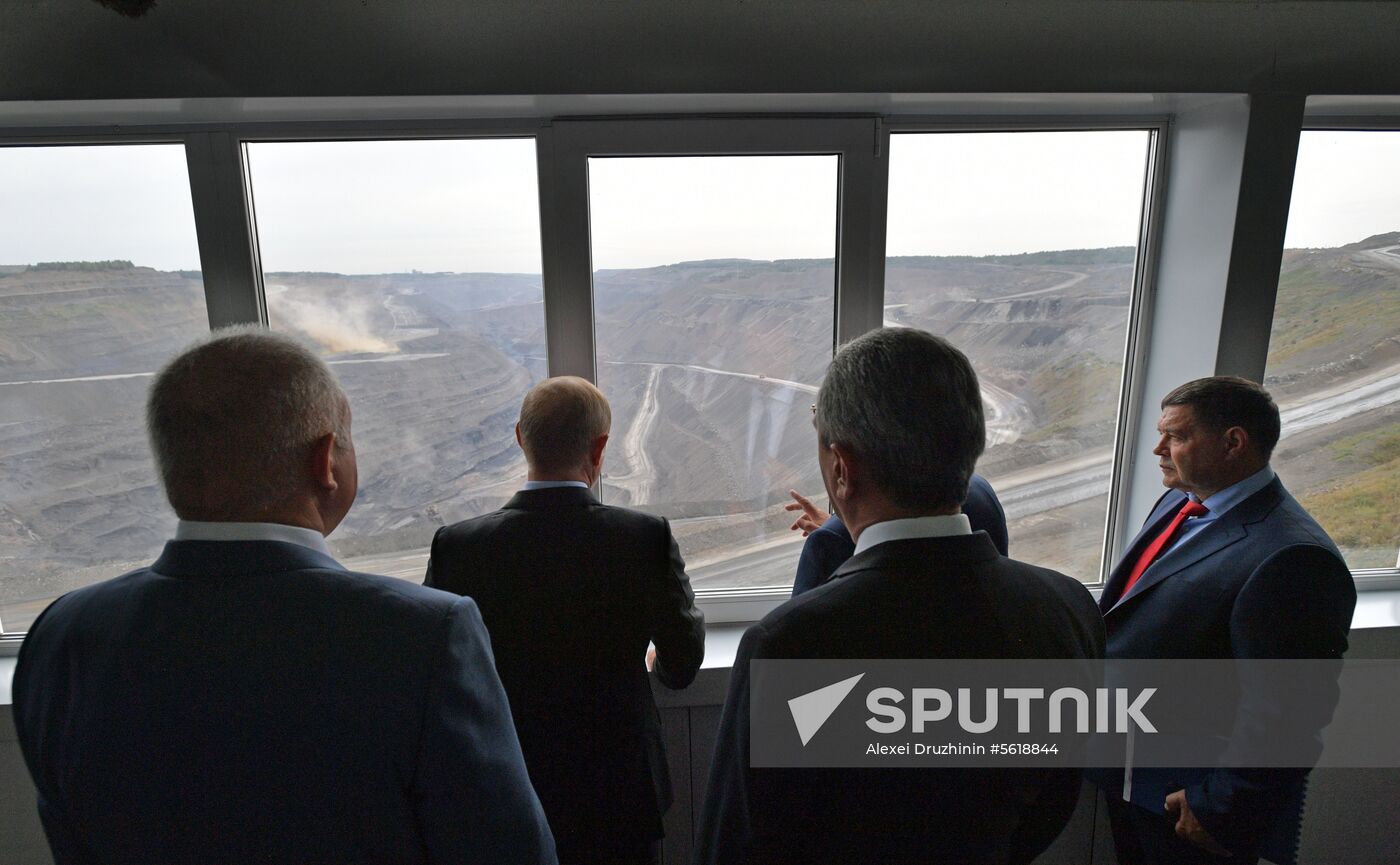 President Putin's working trip to Kemerovo Region