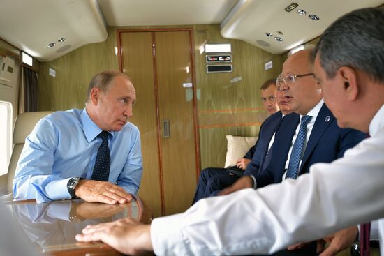 President Putin's working trip to Kemerovo Region