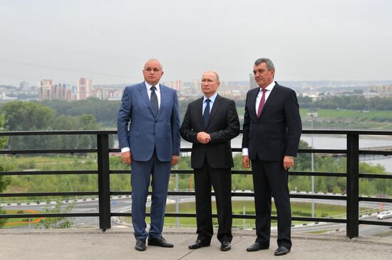 President Putin's working trip to Kemerovo Region