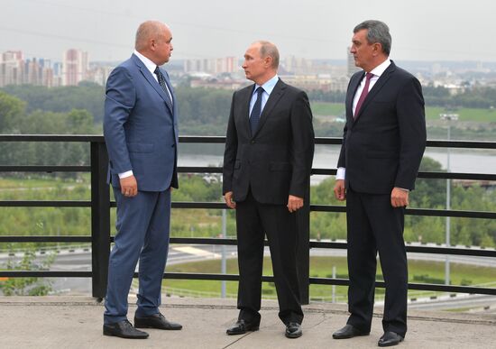 President Putin's working trip to Kemerovo Region