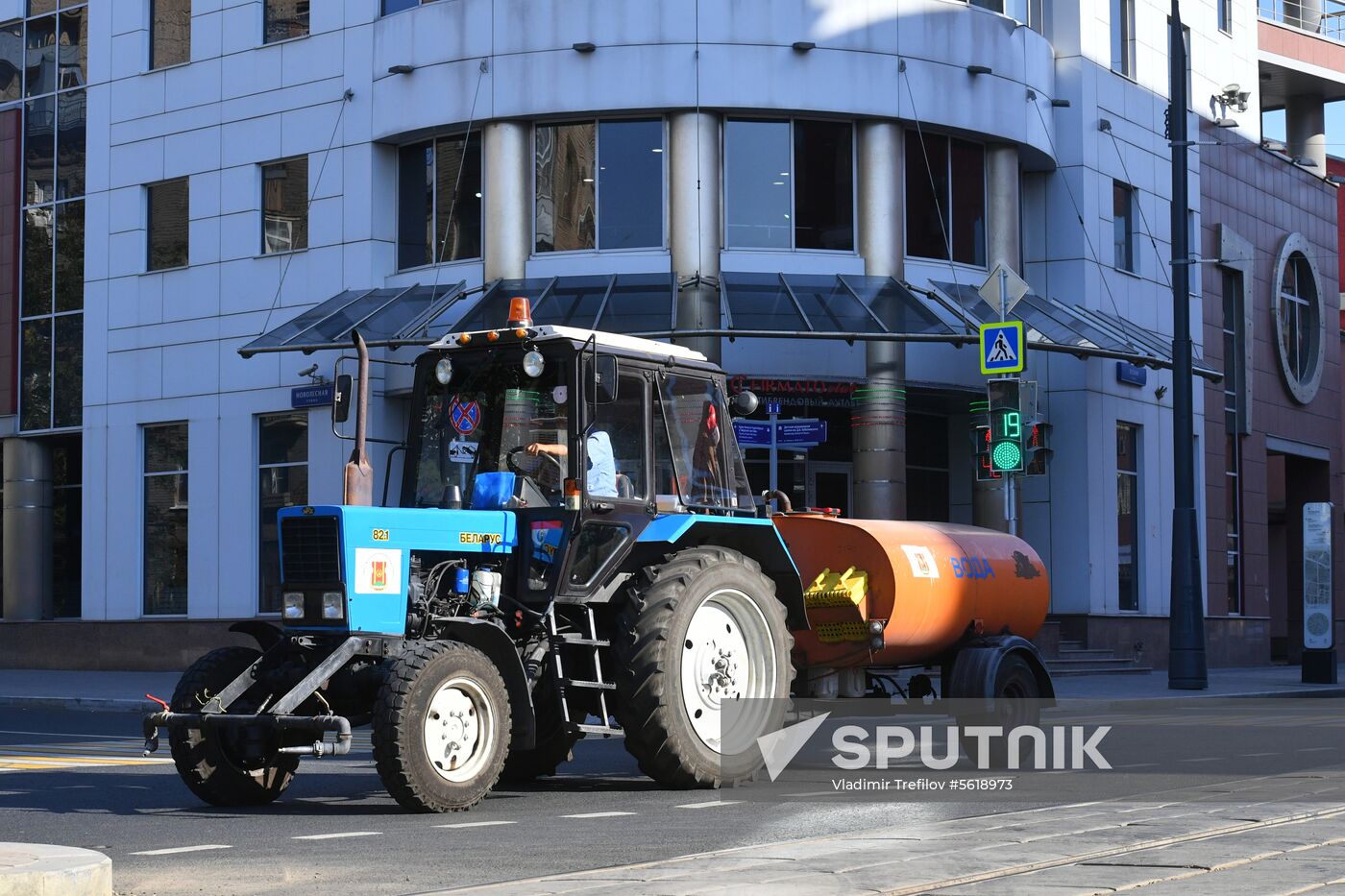 Improvement on Lesnaya Street