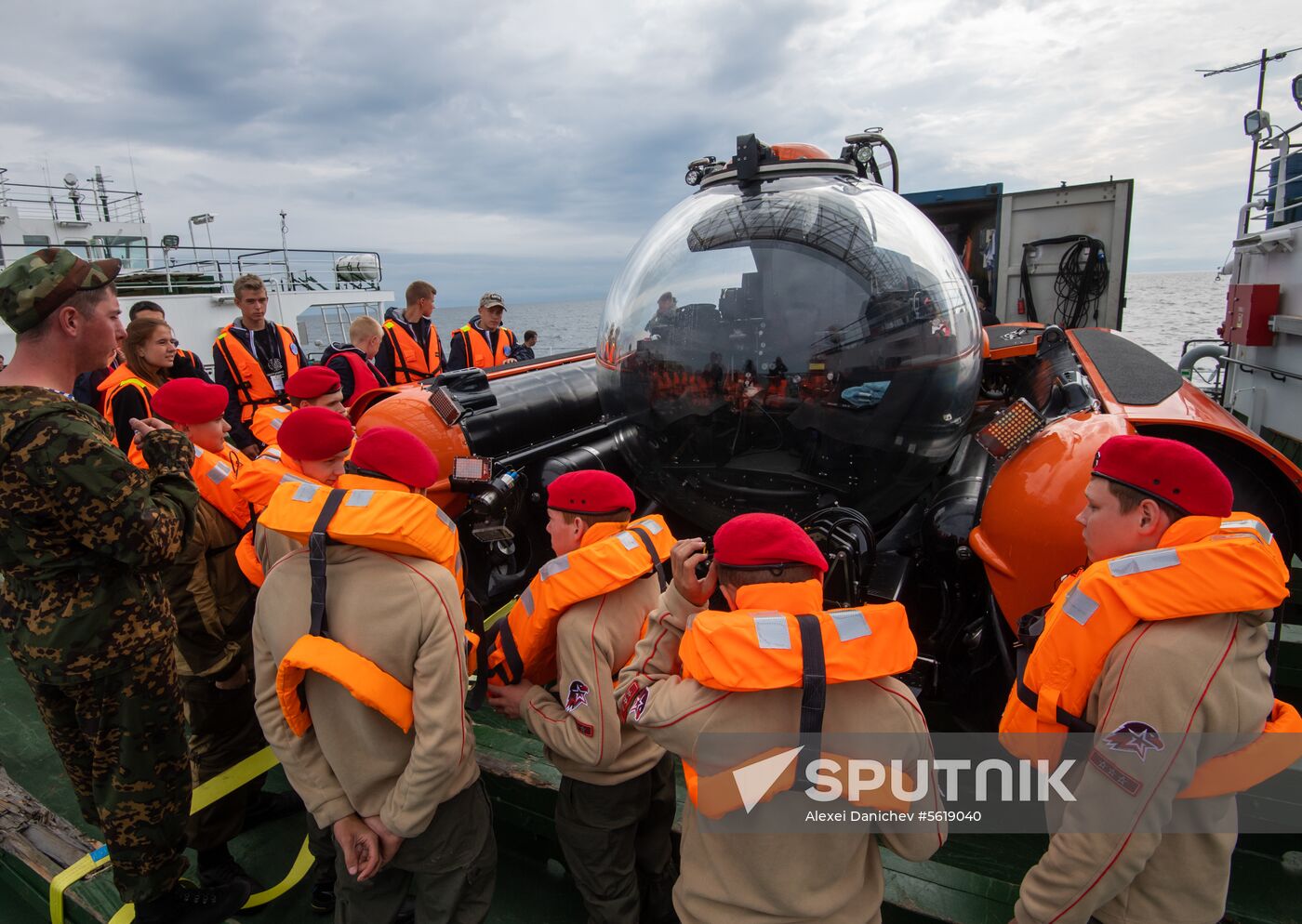 Gogland underwater research expedition