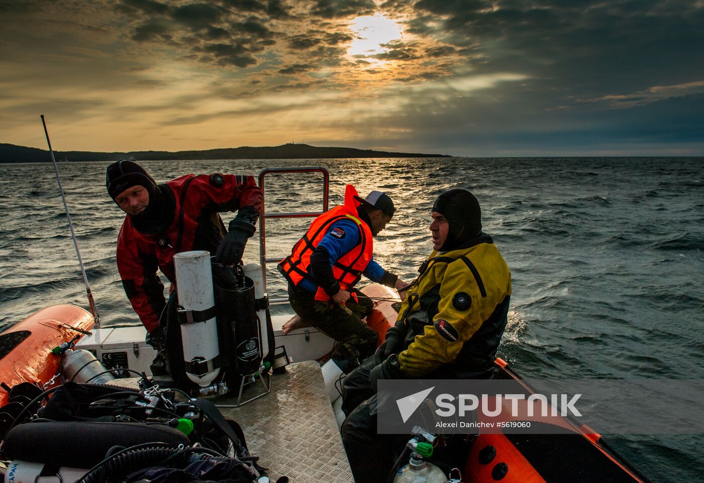 Gogland underwater research expedition