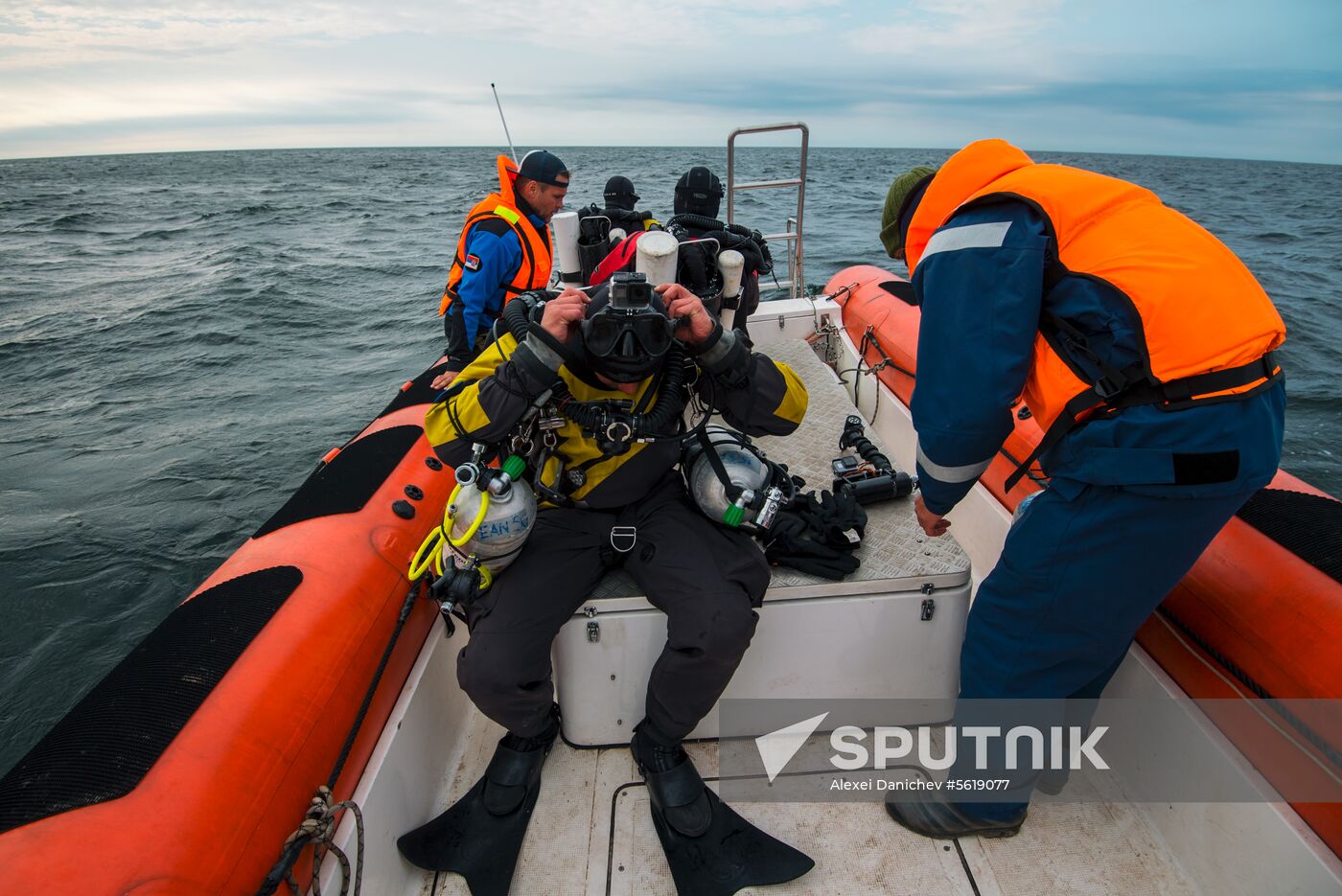 Gogland underwater research expedition