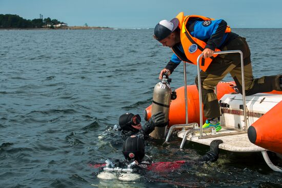 Gogland underwater research expedition