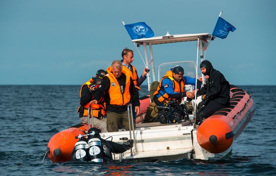 Gogland underwater research expedition