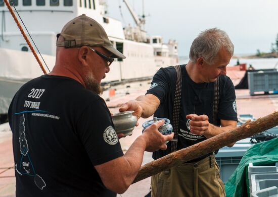 Gogland underwater research expedition