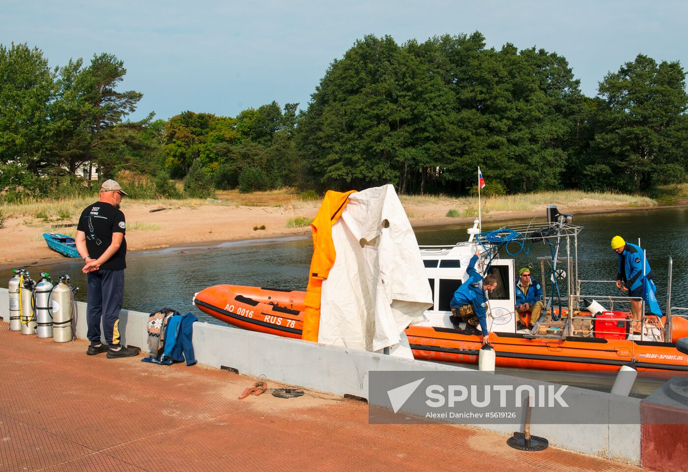 Gogland underwater research expedition