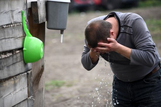 Forage harvesting in Trans-Baikal Territory