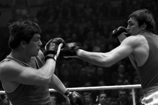 Fight for USSR absolute boxing champion