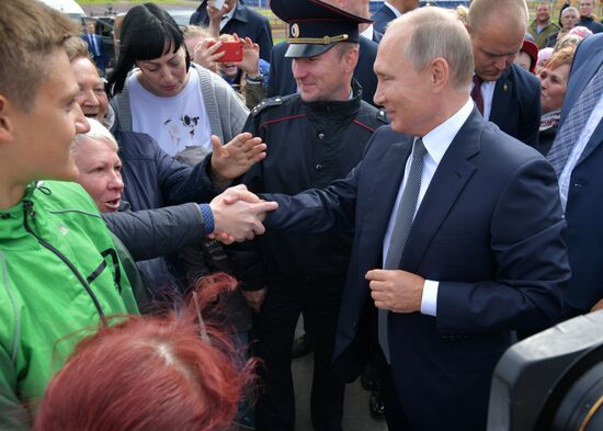 President Vladimir Putin’s working trip to Siberian Federal District