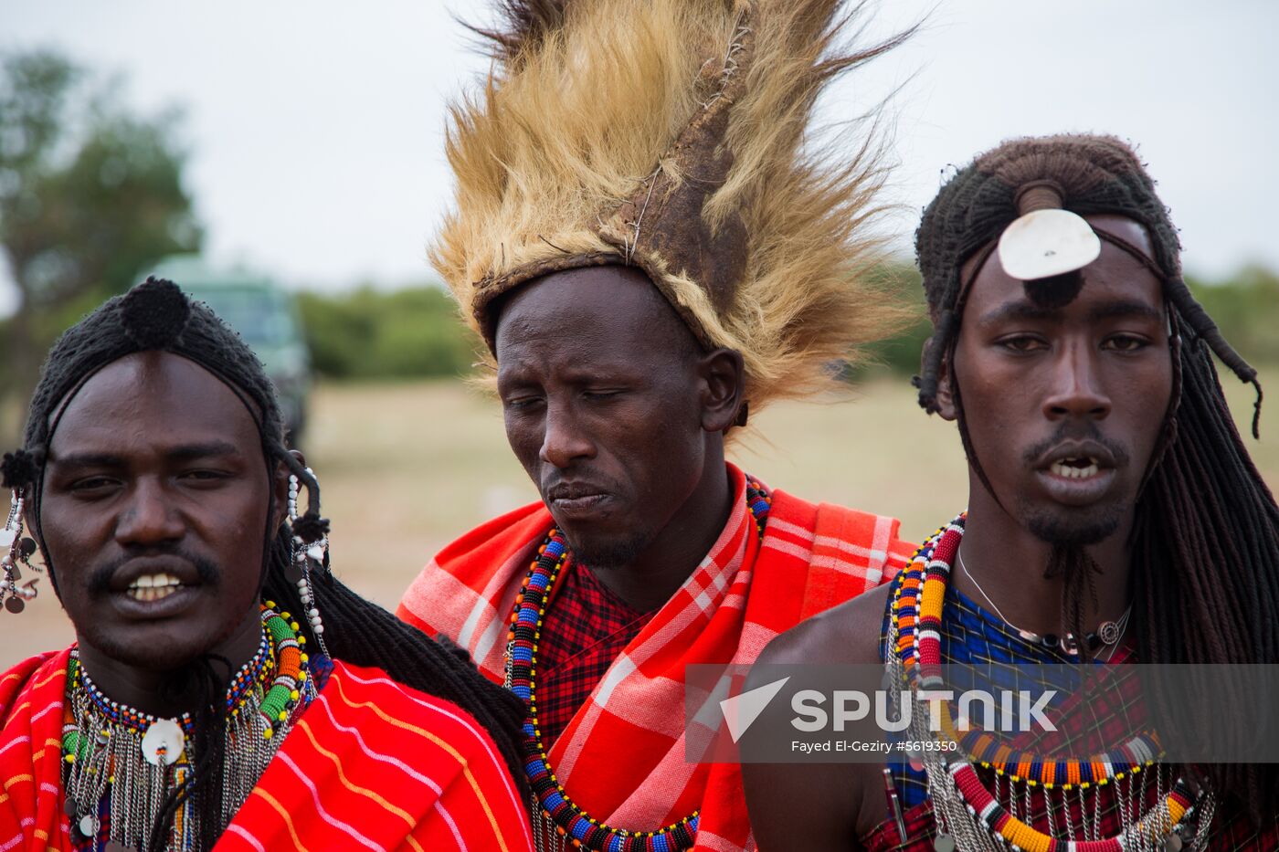 Maasai village in Kenya