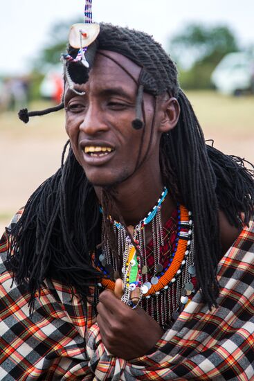 Maasai village in Kenya
