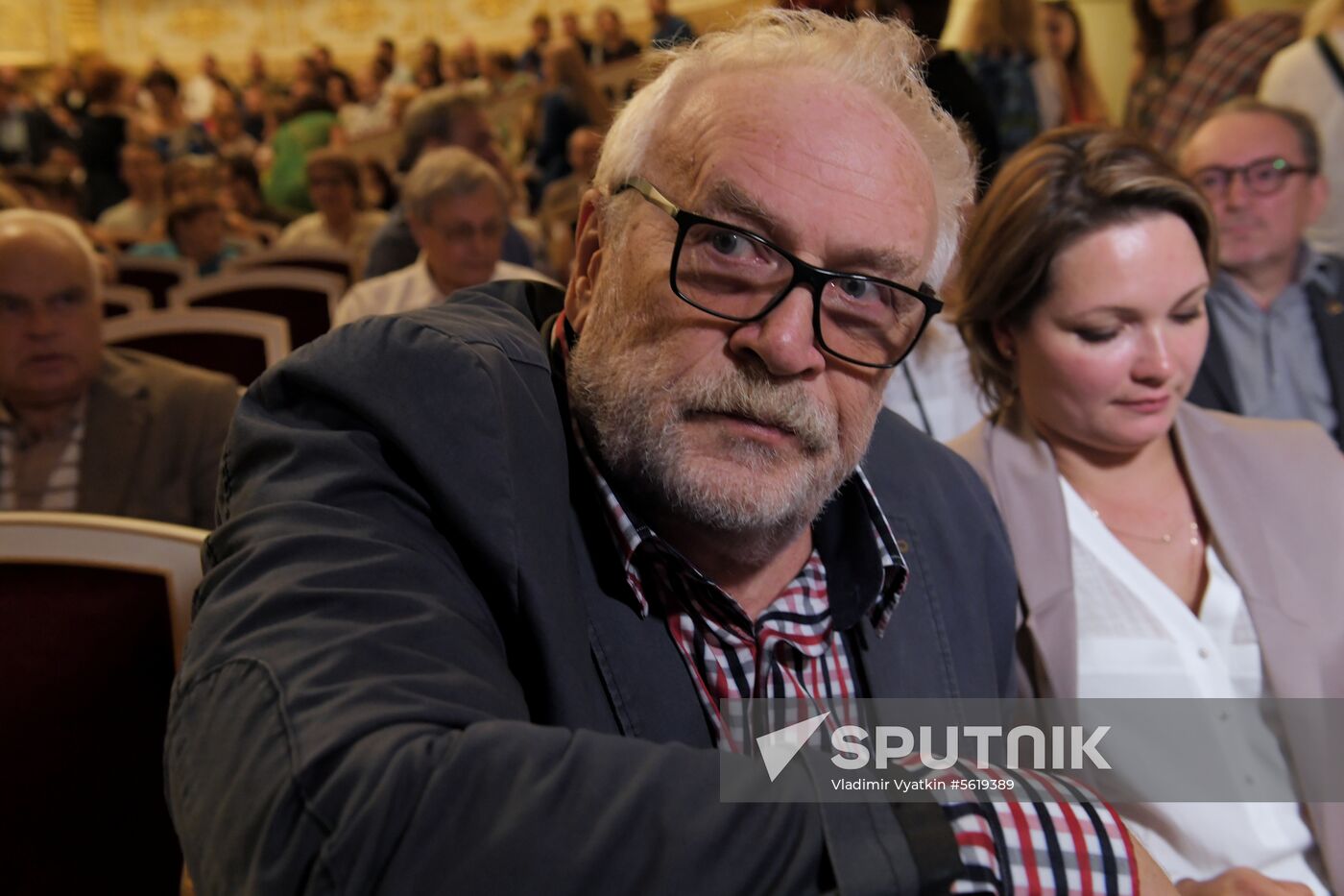 Meeting of Maly Theater company