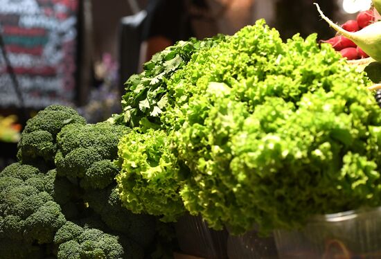 Liberal Democratic Party leader Vladimir Zhirinovsky visits Central market