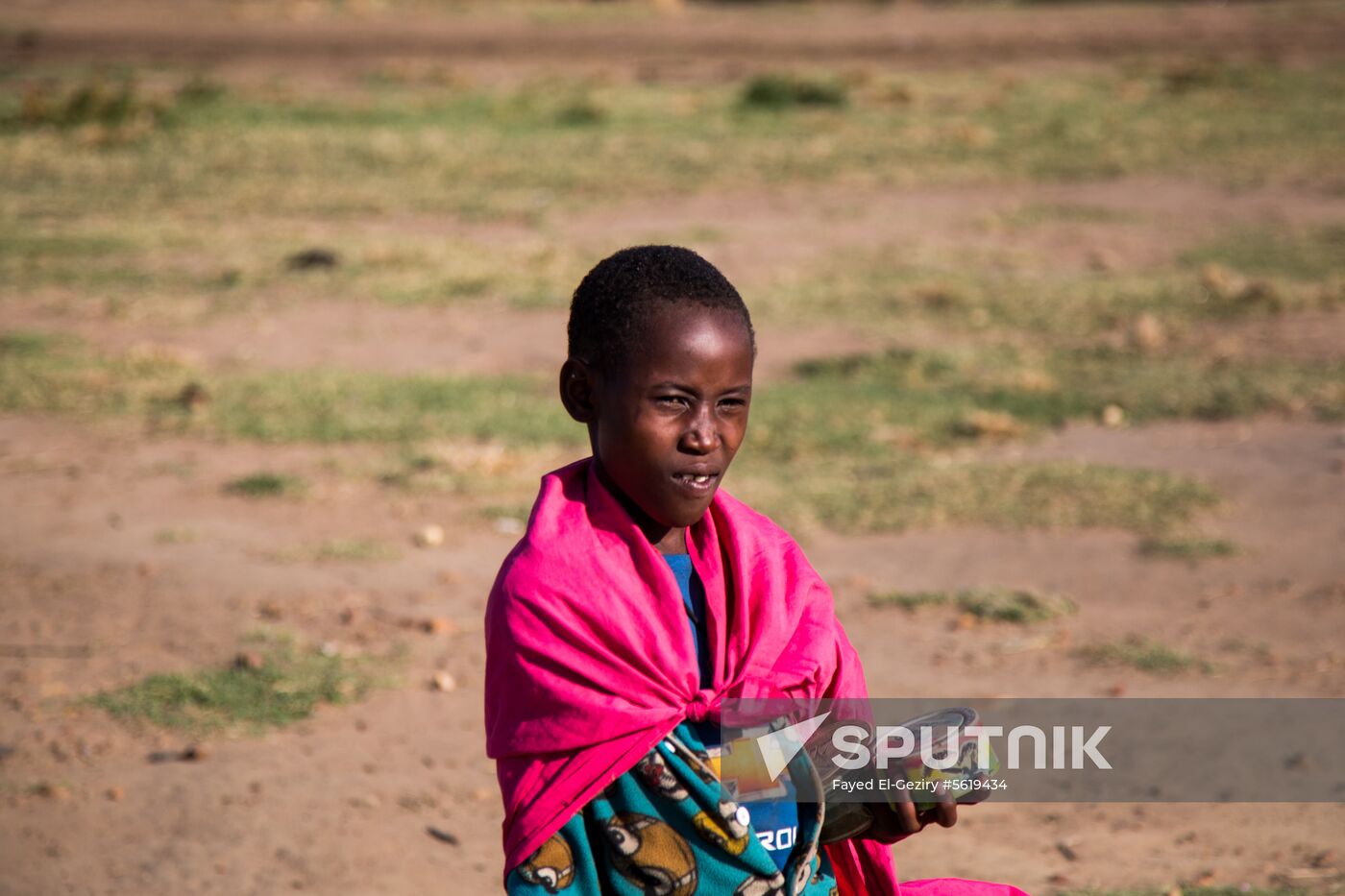 Maasai village in Kenya