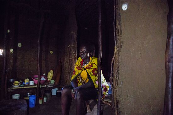 Maasai village in Kenya