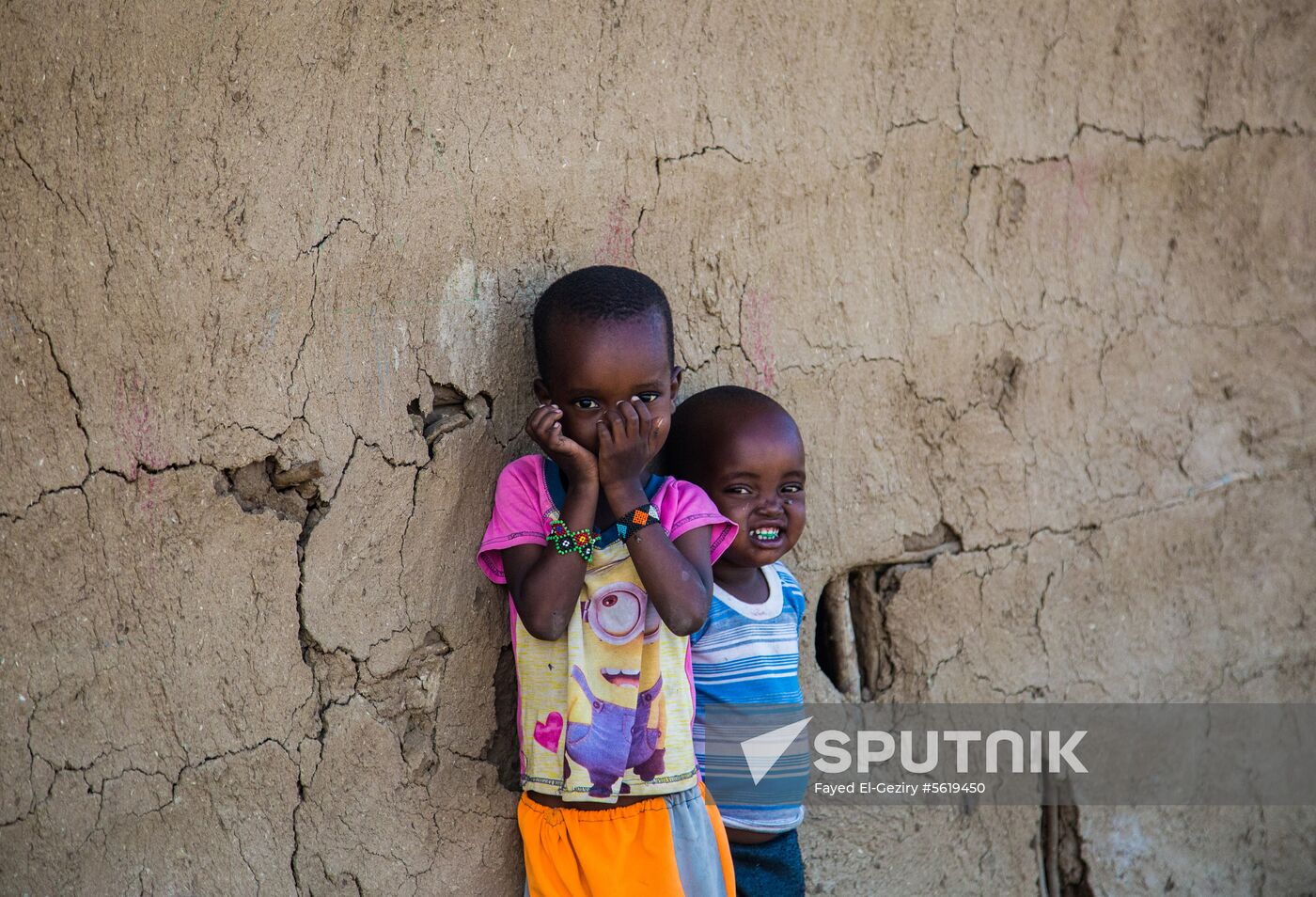 Maasai village in Kenya