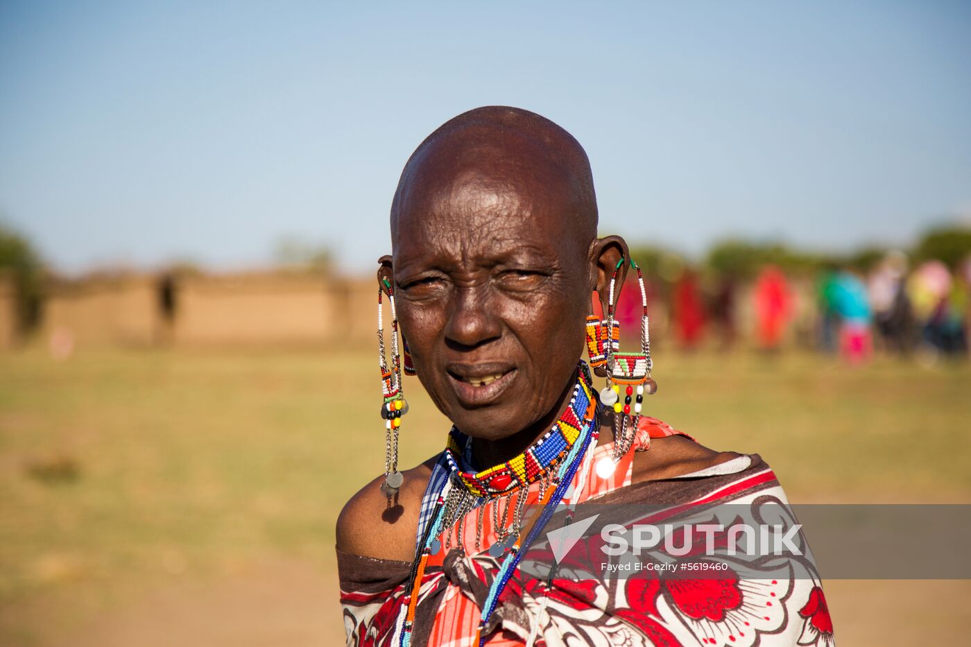 Maasai village in Kenya