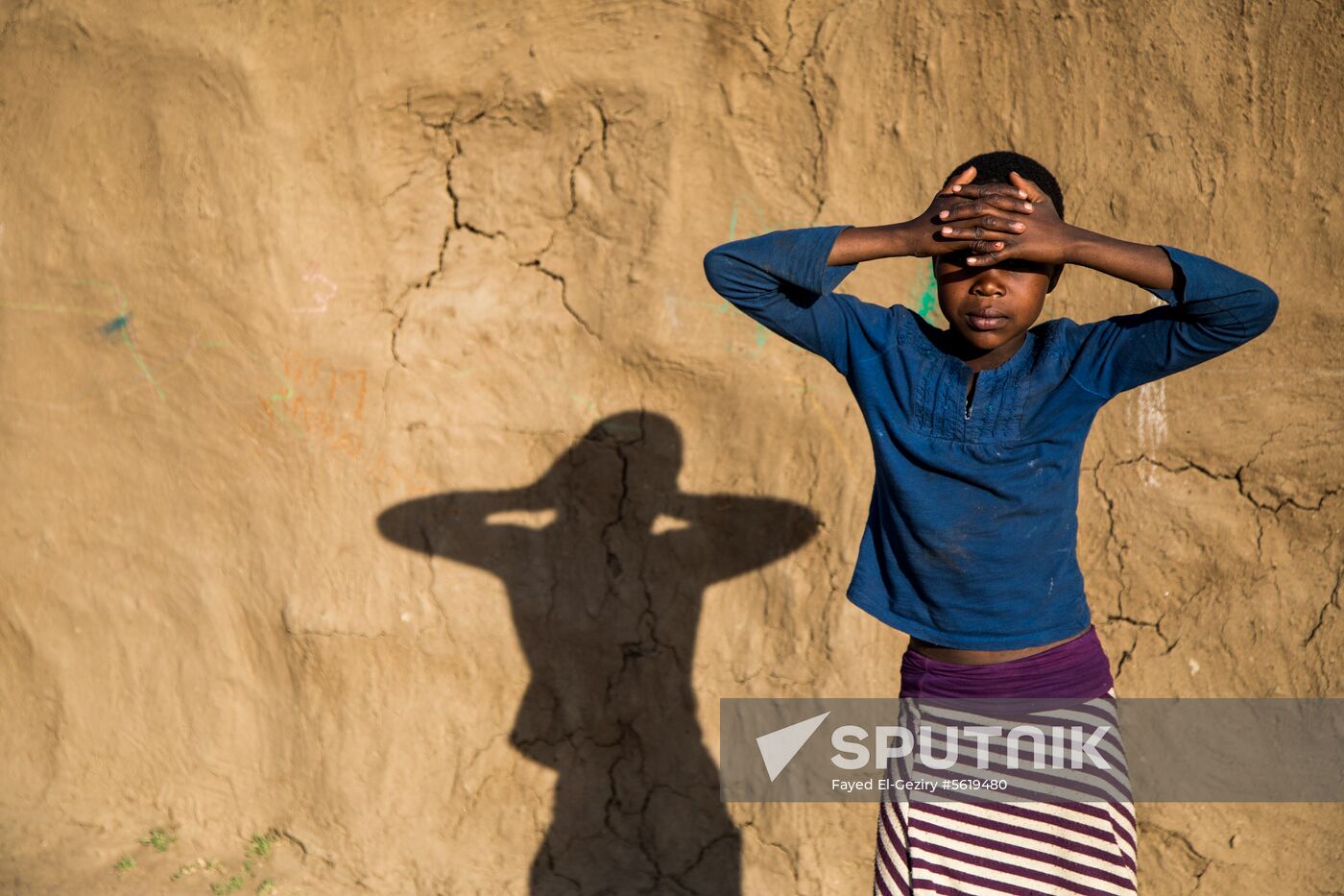 Maasai village in Kenya