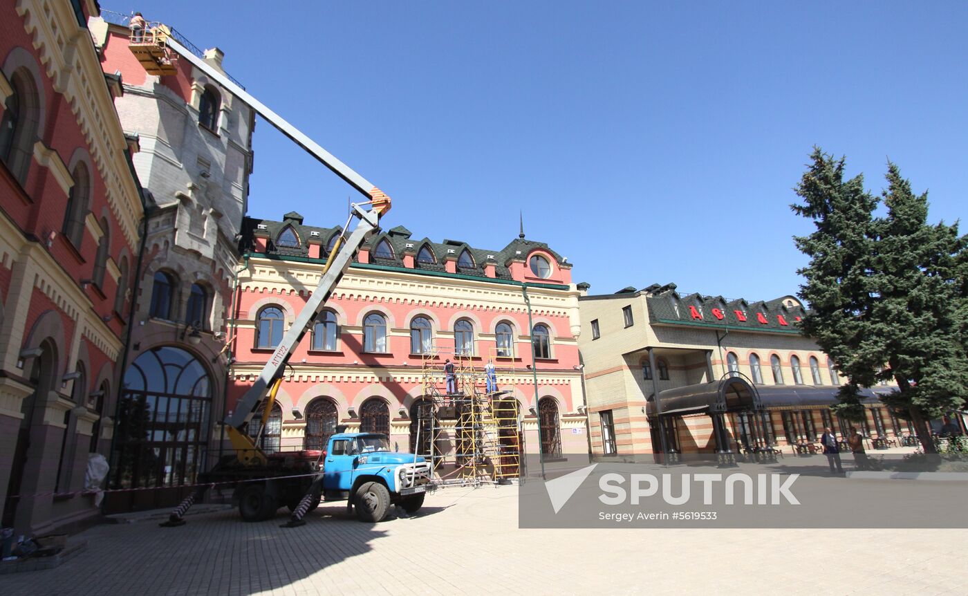 Rehabilitating transport infrastructure in Debaltsevo, Donetsk Region
