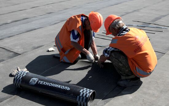 Rehabilitating transport infrastructure in Debaltsevo, Donetsk Region