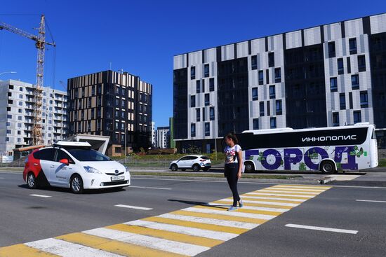 Europe's first autonomous taxi launched in Innopolis