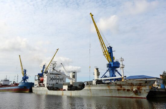 Steam vessel with Far Eastern salmon arrives in Arkhangelsk