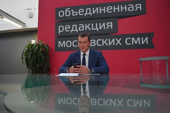Moscow Mayor candidates hold TV debate on Moskva 24 Channel