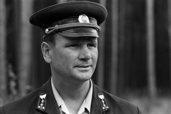 Forest ranger Vitaly Protchenko