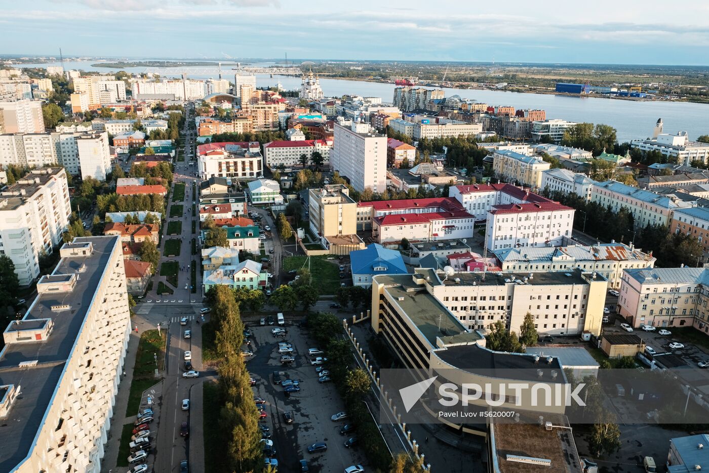 Russian cities. Arkhangelsk