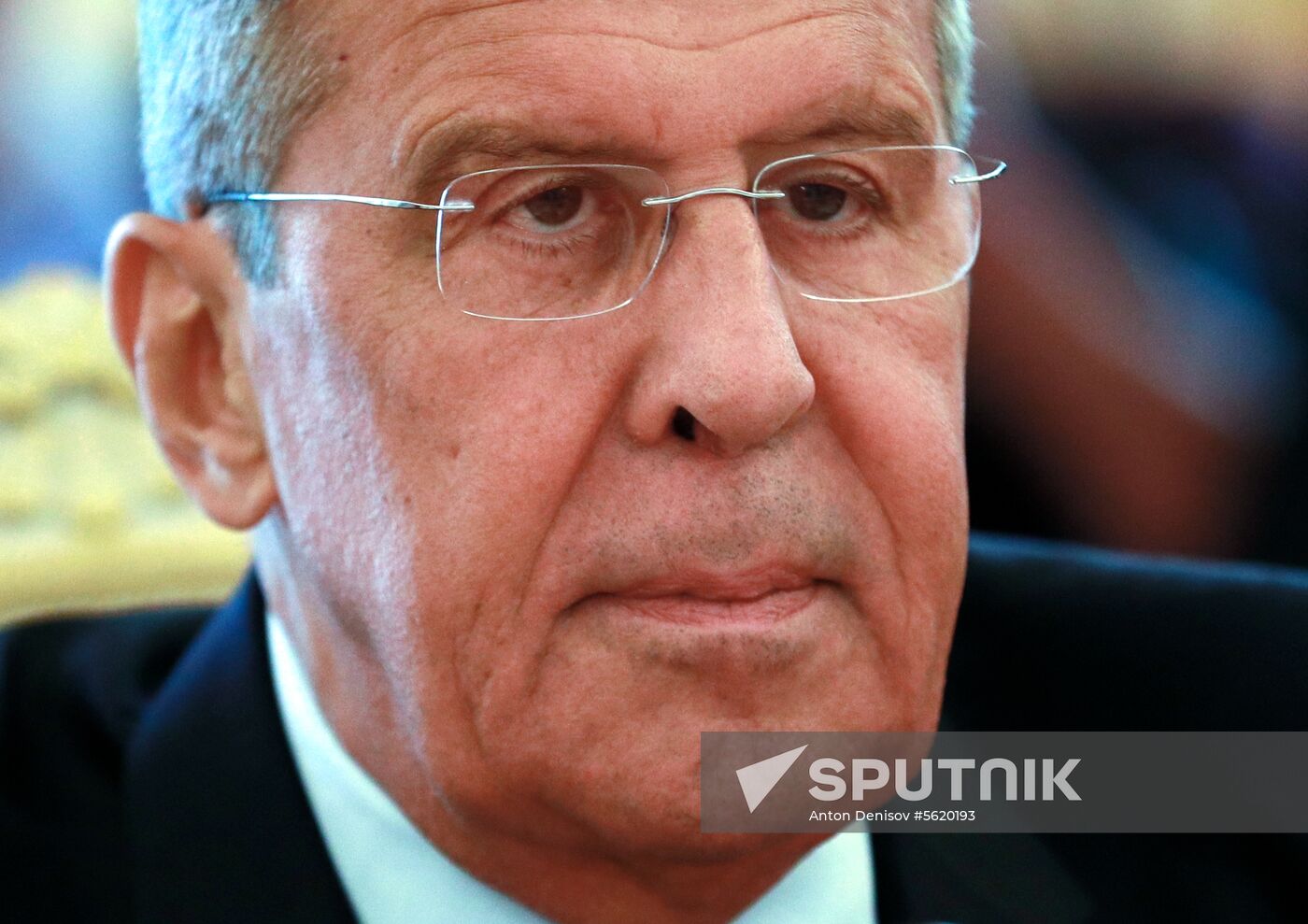 Russian Foreign Minister Sergei Lavrov meets with Saudi Foreign Minister Adel bin Ahmed Al-Jubeir