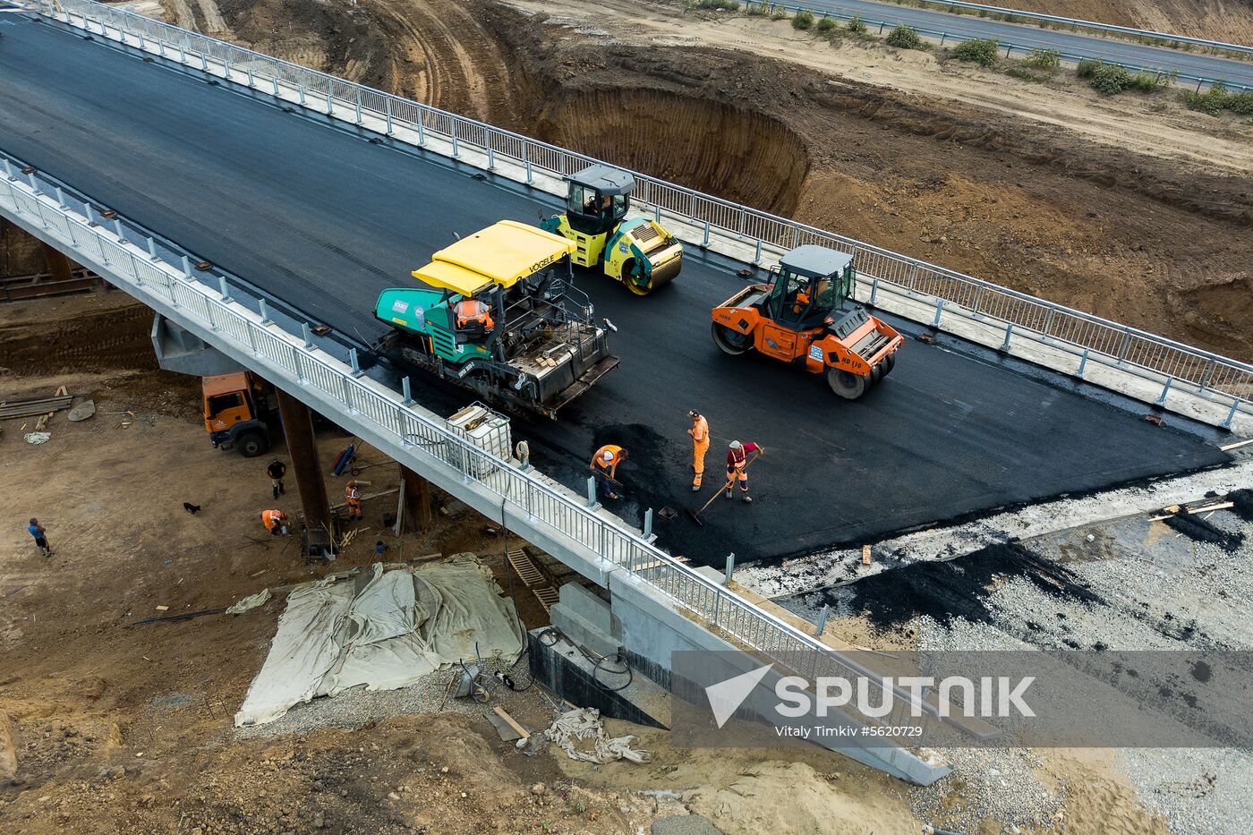 Road construction in Krasnodar Territory